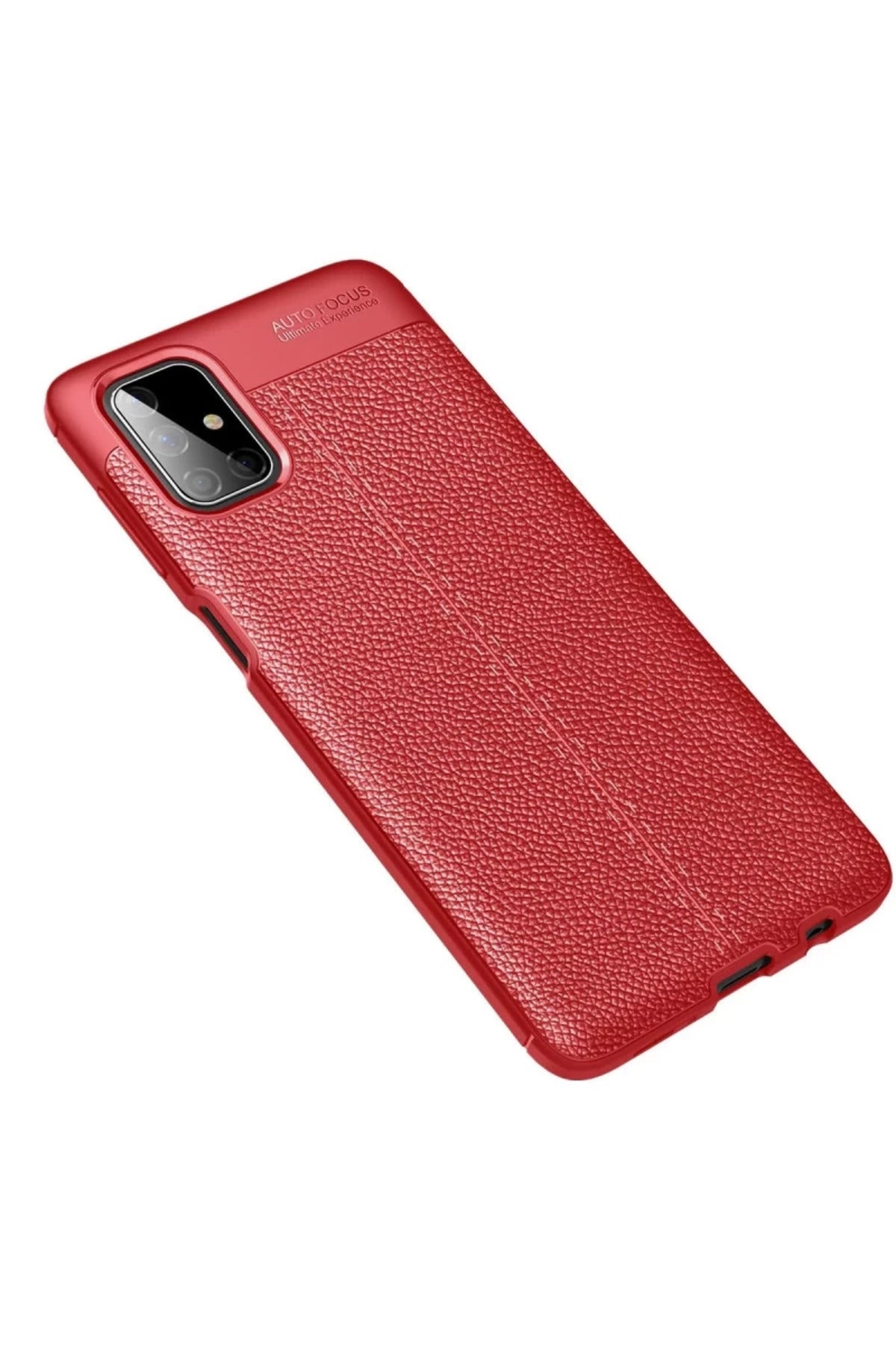 Samsung Galaxy M51 Uyumlu Kılıf Auto Focus Kapak - Kırmızı