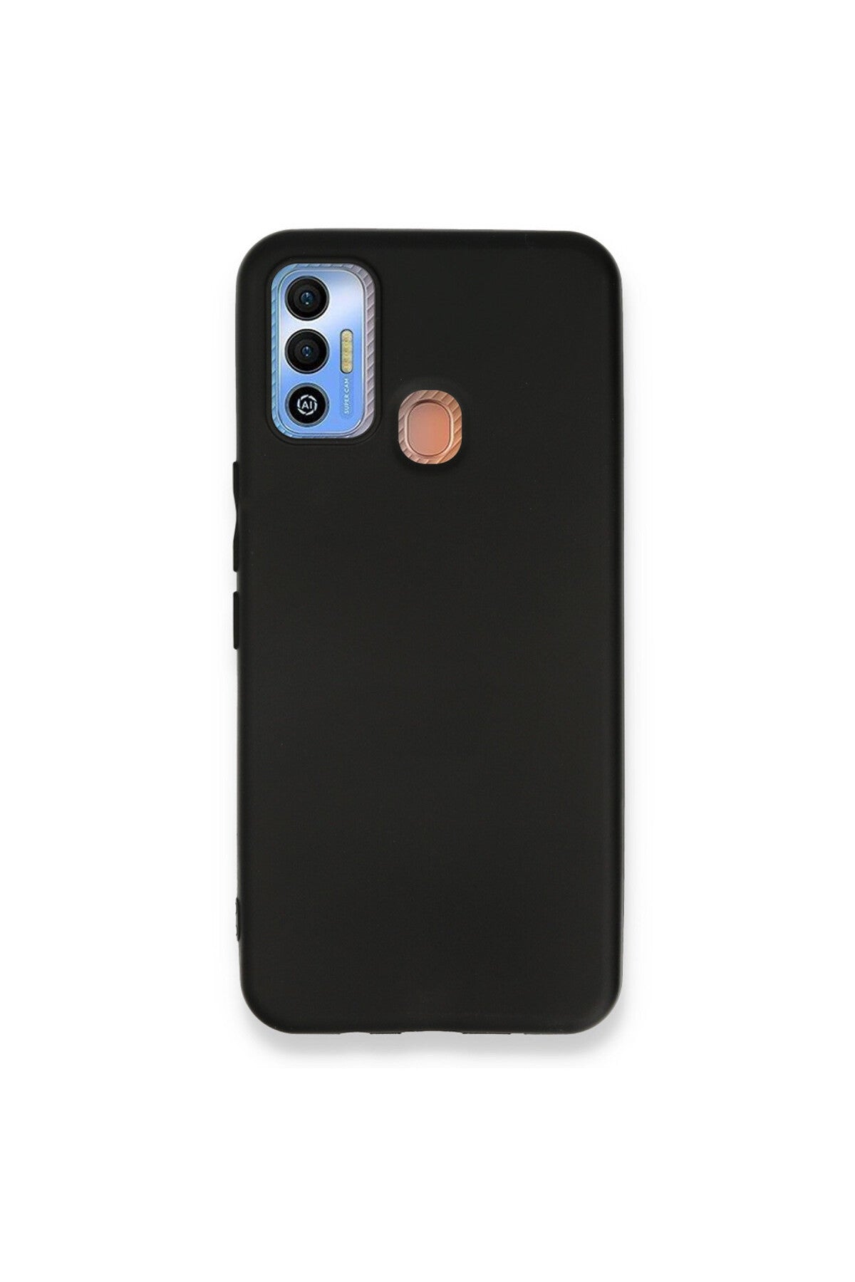 Tecno Spark 7T Uyumlu Kılıf First Silikon - Siyah