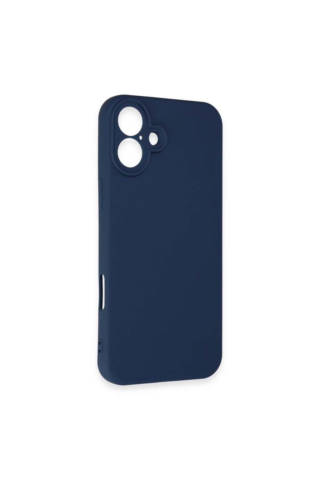 Apple iPhone 16 Uyumlu Kılıf First Silikon - Lacivert