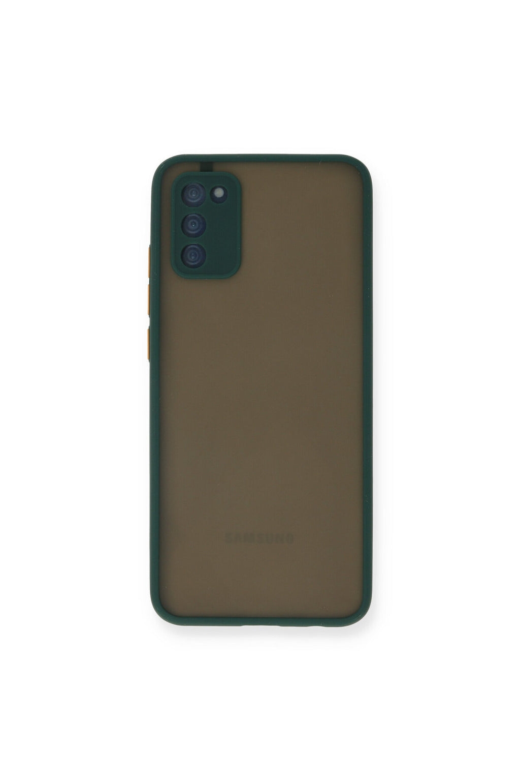 Samsung Galaxy A03S Uyumlu Kılıf Montreal Silikon Kapak - Yeşil