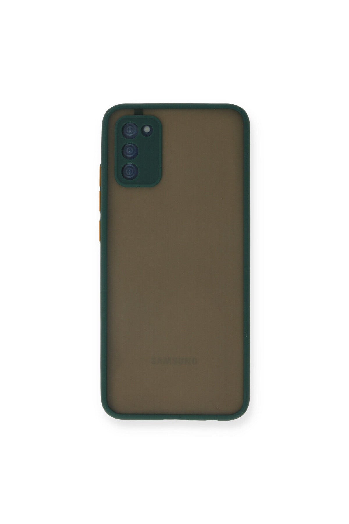 Samsung Galaxy A03S Uyumlu Kılıf Montreal Silikon Kapak - Yeşil