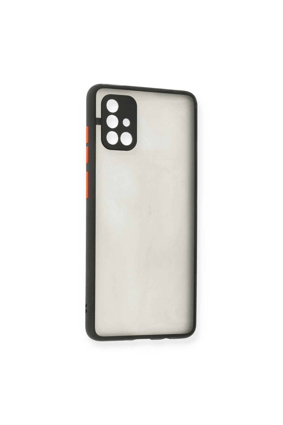 Samsung Galaxy A71 Uyumlu Kılıf Montreal Silikon Kapak - Siyah