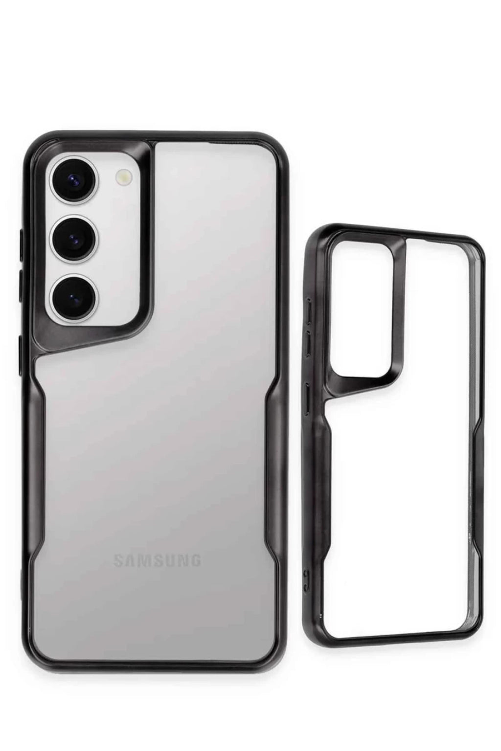 Samsung Galaxy S23 Uyumlu Kılıf Boyi Silikon Kapak - Siyah