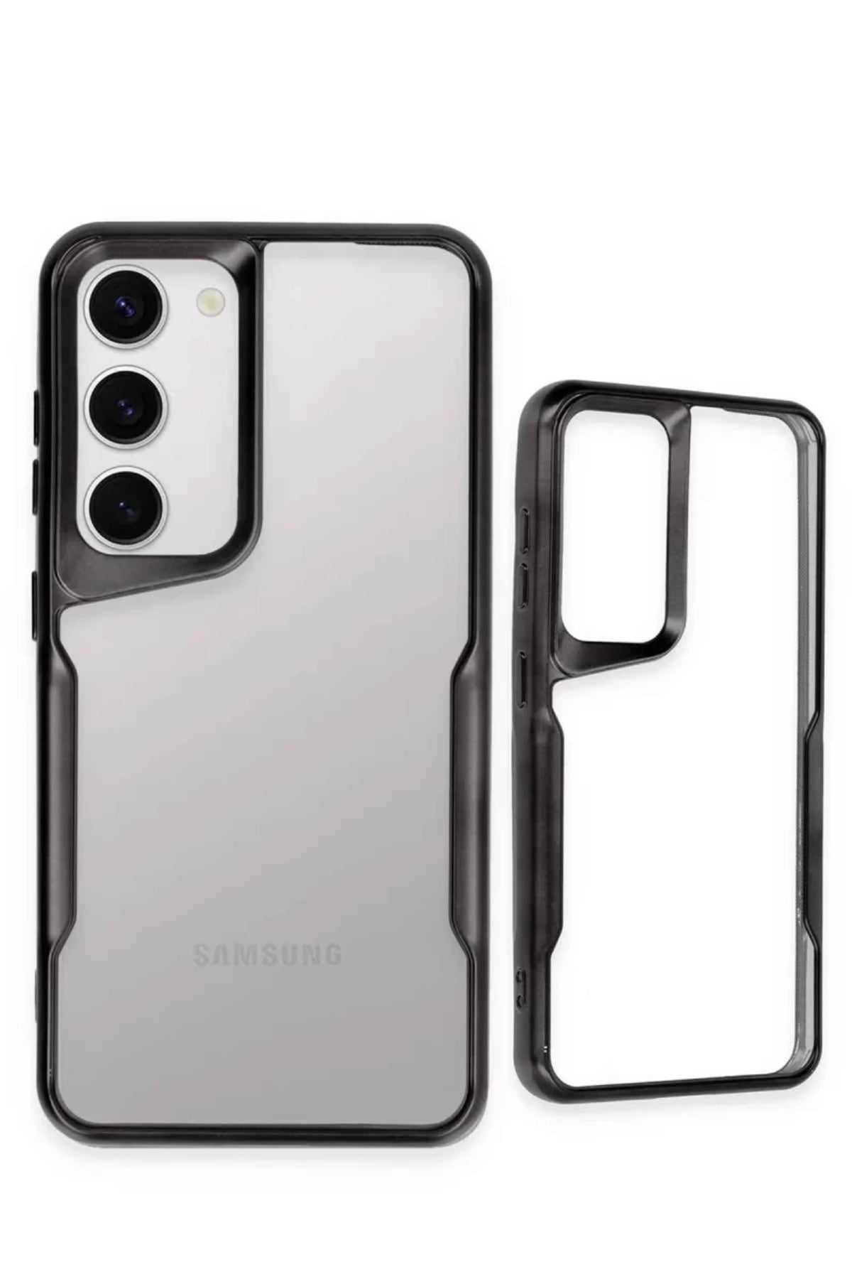 Samsung Galaxy S23 Uyumlu Kılıf Boyi Silikon Kapak - Siyah