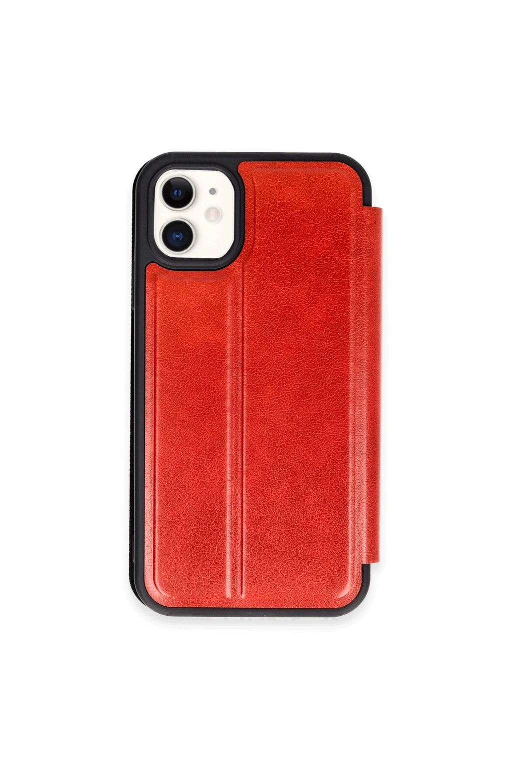 Apple iPhone 11 Uyumlu Kılıf Flip Cover - Kırmızı