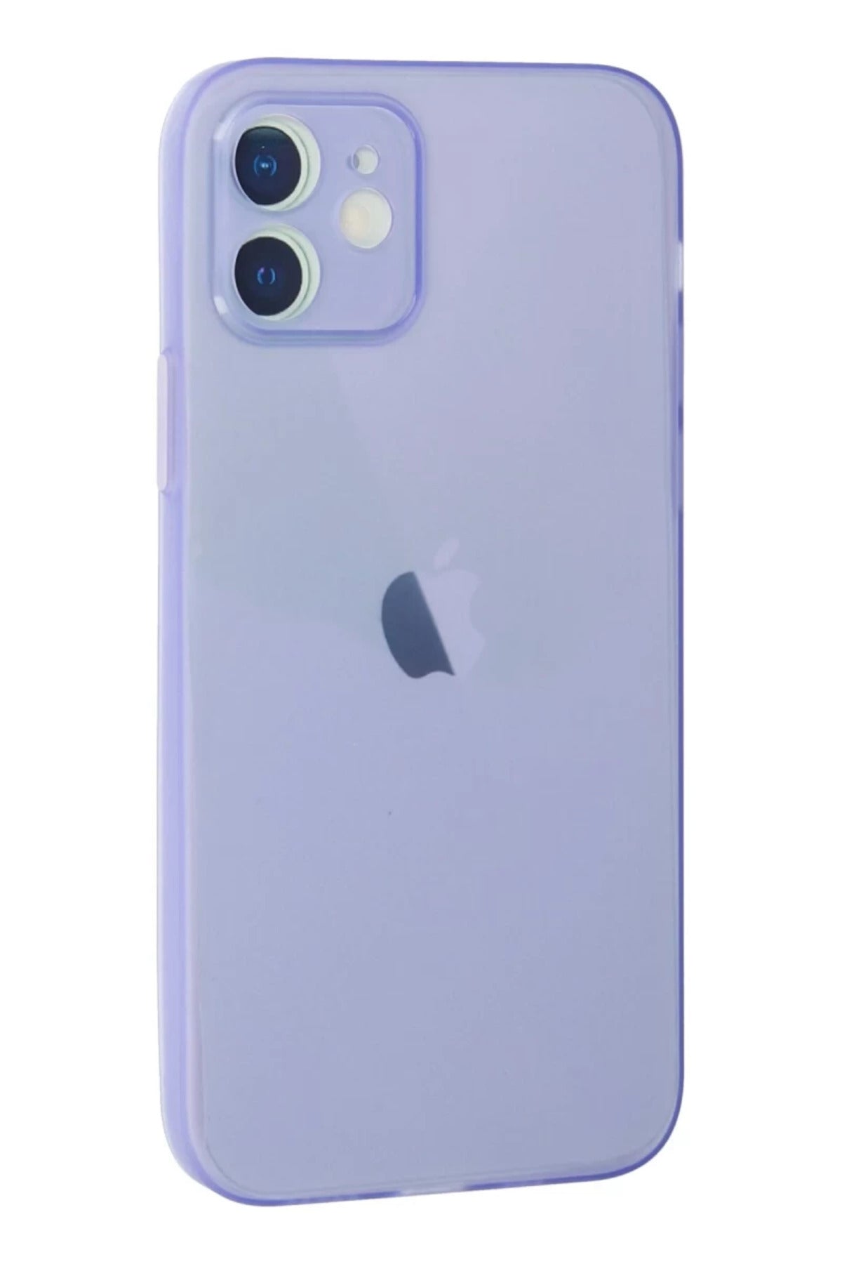 Apple iPhone 12 Uyumlu Kılıf Puma Silikon - Mor