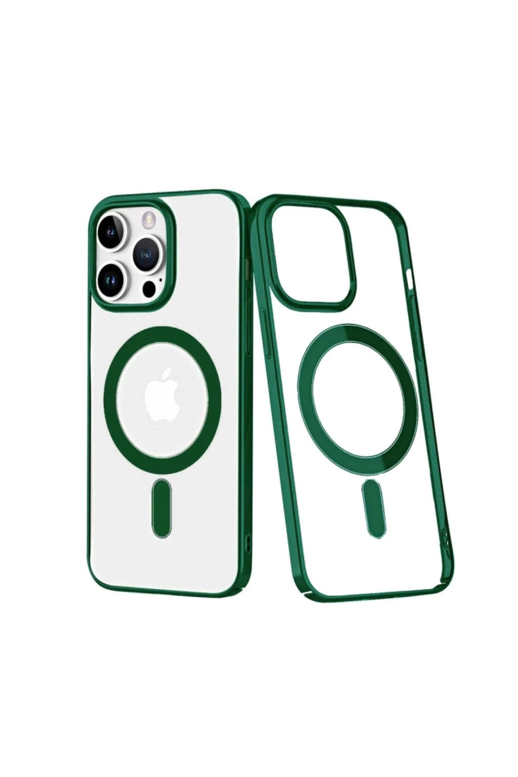 Apple iPhone 14 Pro Uyumlu Kılıf Element Magneticsafe Sert Kapak - Köknar Yeşili
