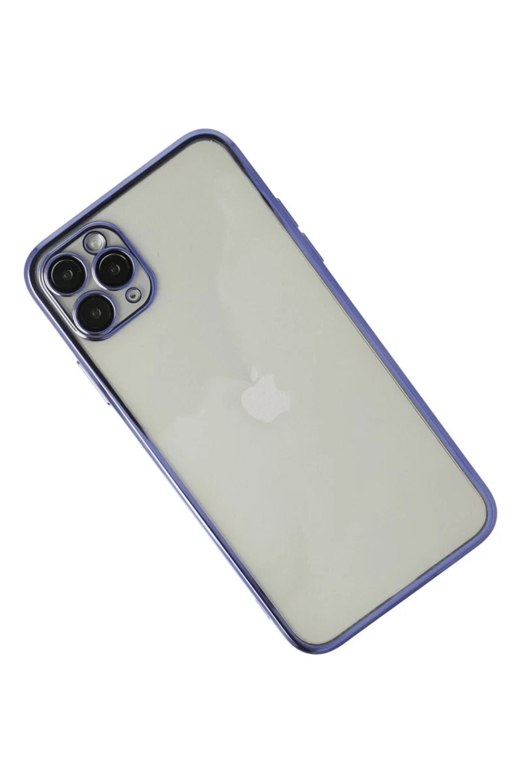 Apple iPhone 11 Pro Max Uyumlu Kılıf Lensli Silikon - Mor