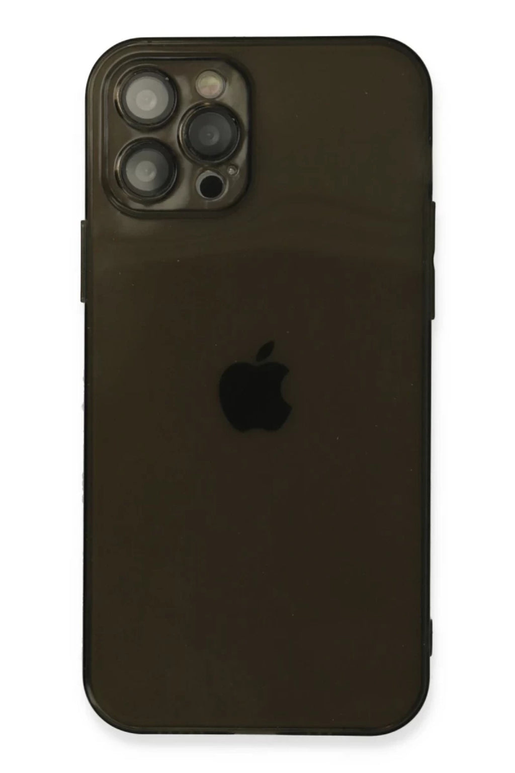 Apple iPhone 12 Pro Max Uyumlu Kılıf Fly Lens Silikon - Siyah