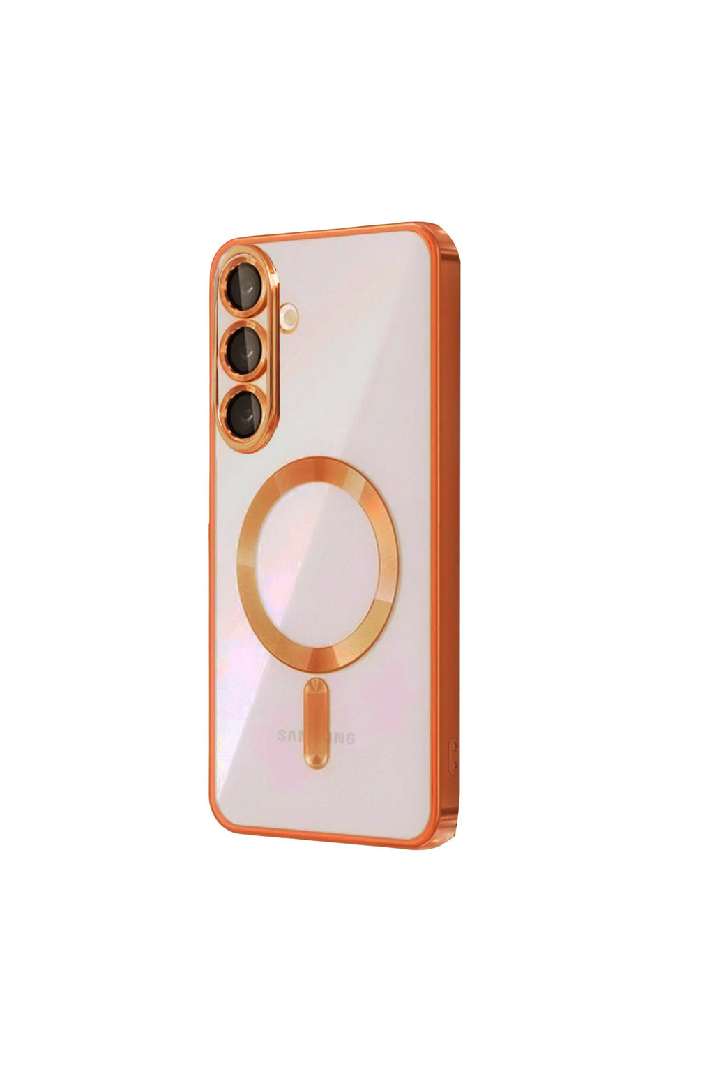Samsung Galaxy A37 5G Uyumlu Kross Magneticsafe Kapak - Turuncu