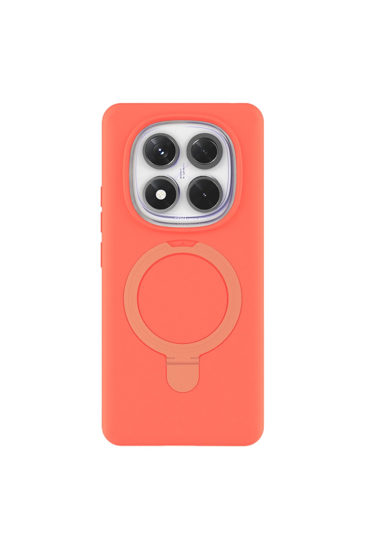 Xiaomi Redmi Note 14 Pro 4G Uyumlu Regal Magsafe Standlı Kapak - Turuncu