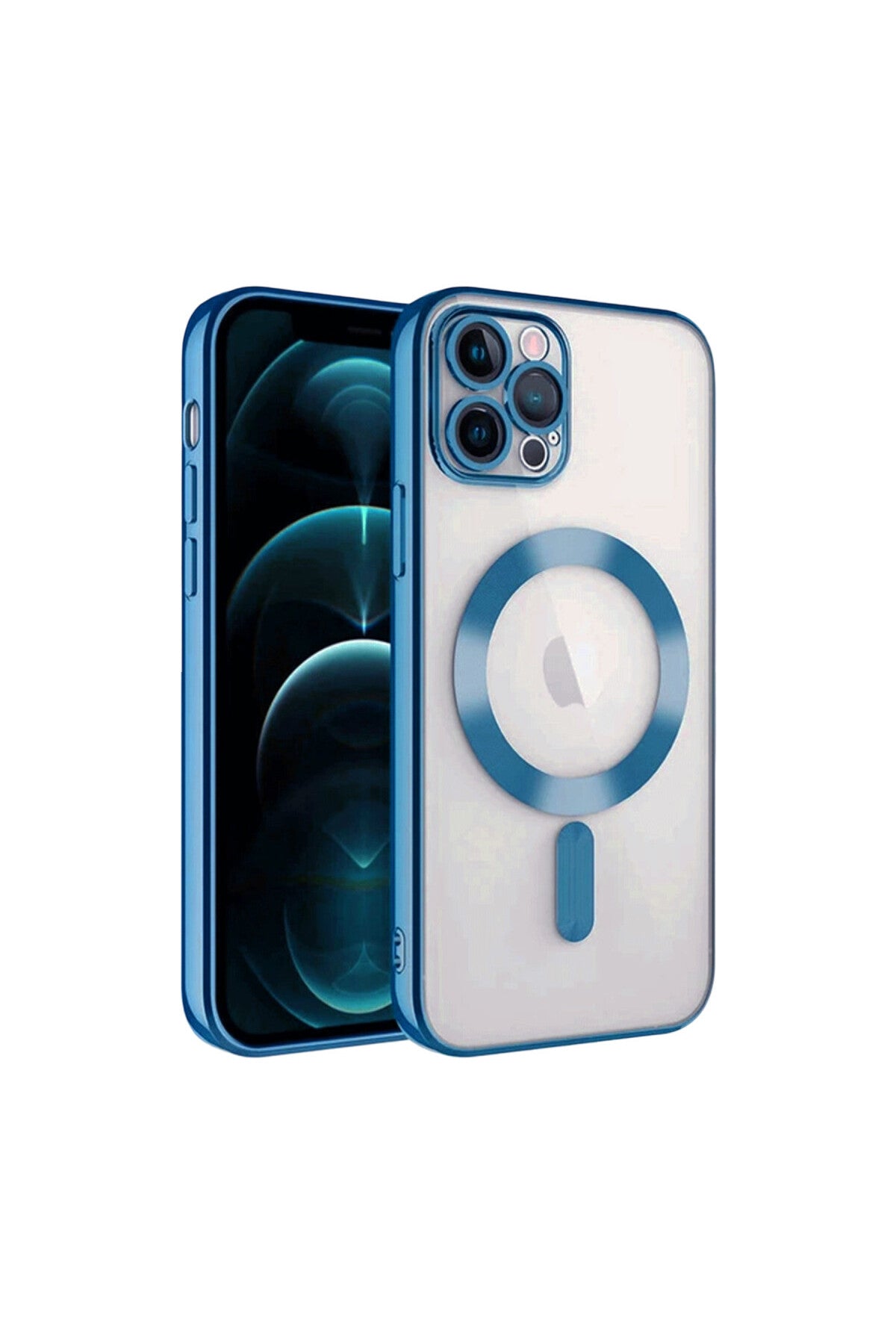 Apple iPhone 13 Pro Uyumlu Kılıf Kross Magneticsafe Kapak - Sierra Blue