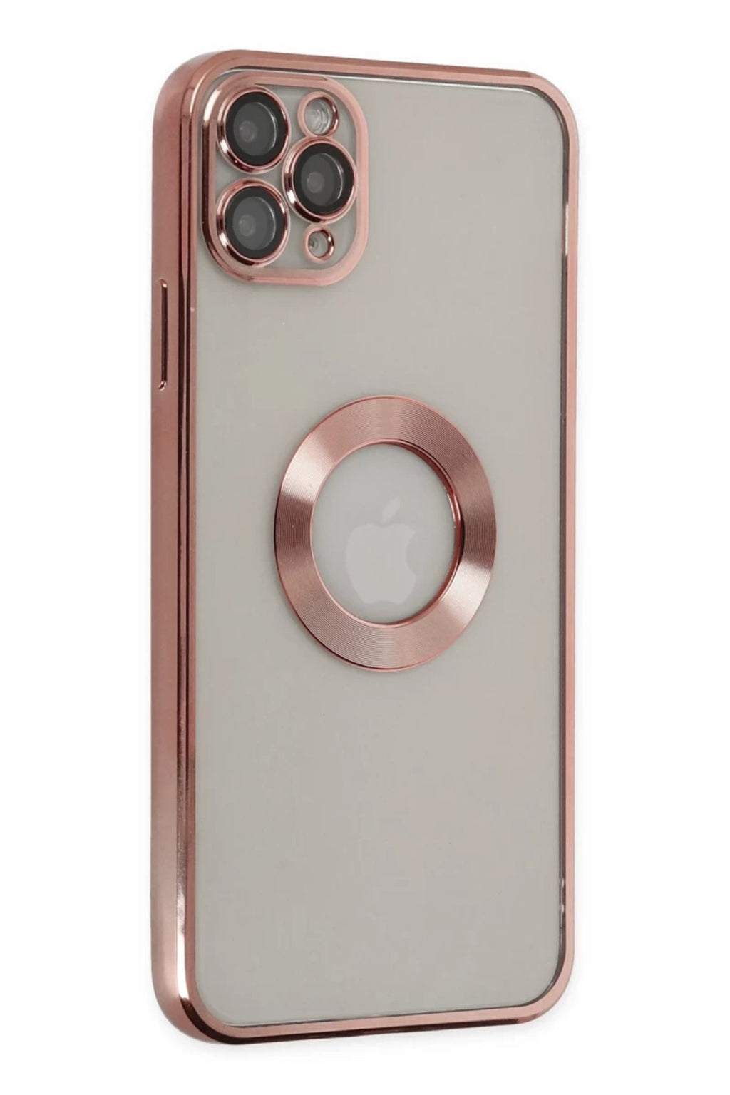 Apple iPhone 11 Pro Uyumlu Kılıf Slot Silikon - Rose Gold