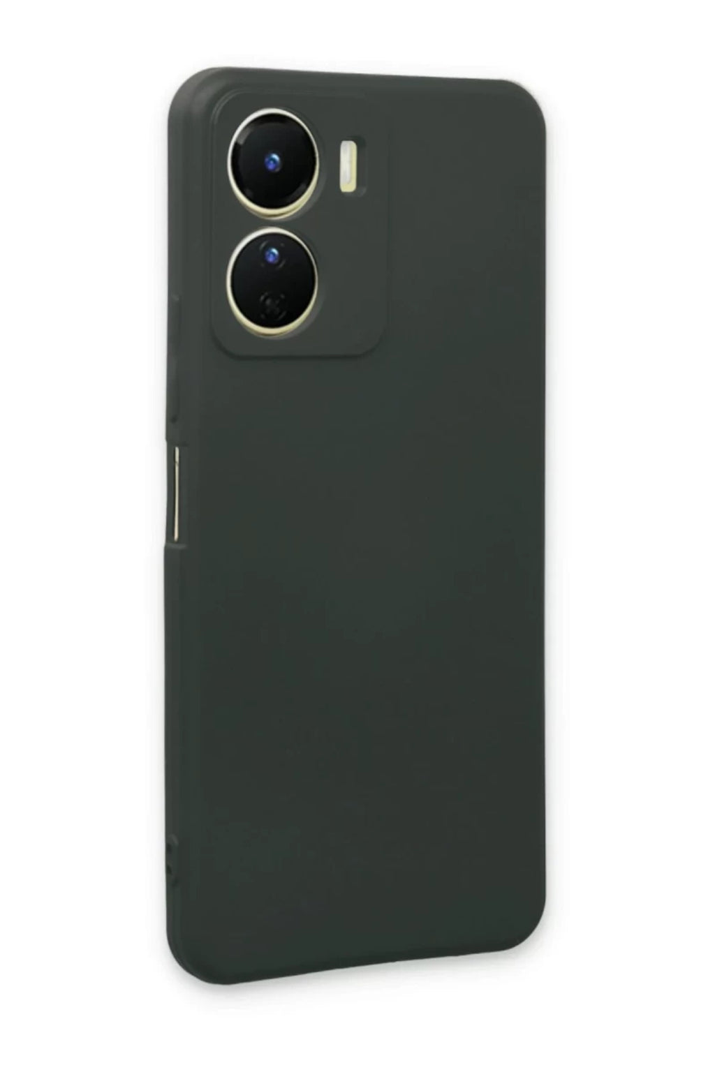 Vivo Y16 Uyumlu Kılıf First Silikon - Koyu Yeşil