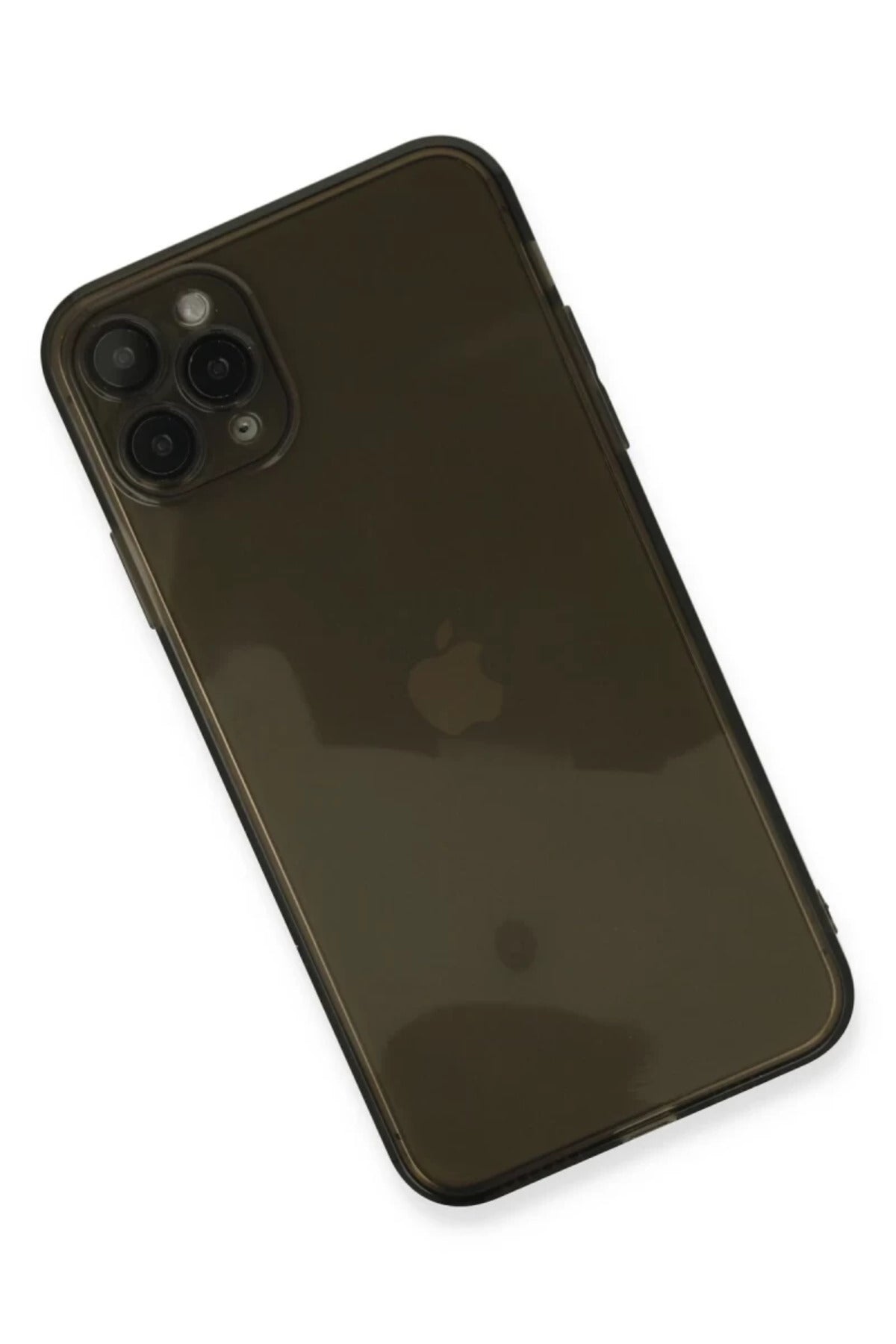 Apple iPhone 11 Pro Max Uyumlu Kılıf Fly Lens Silikon - Siyah