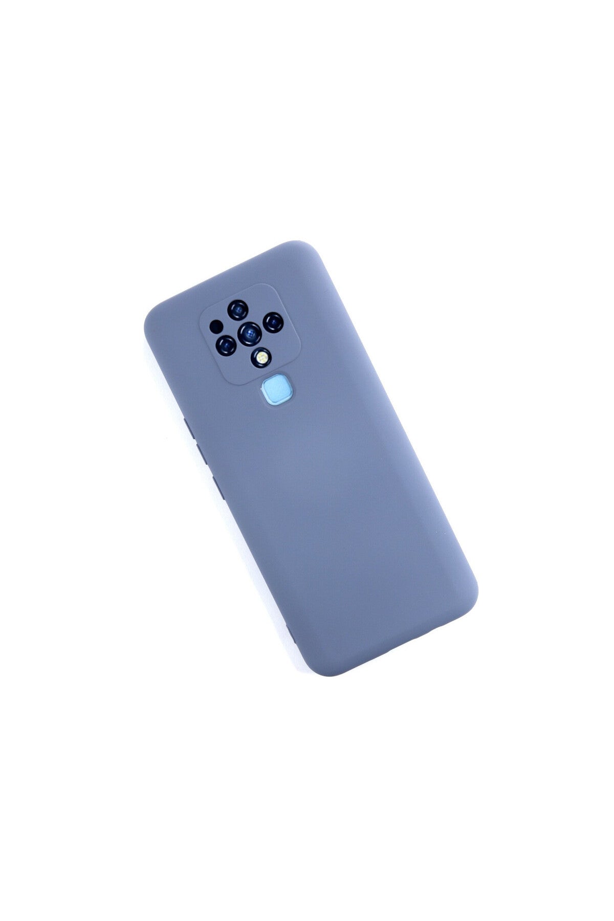 Tecno Camon 16 Uyumlu Kılıf Nano içi Kadife Silikon - Gri