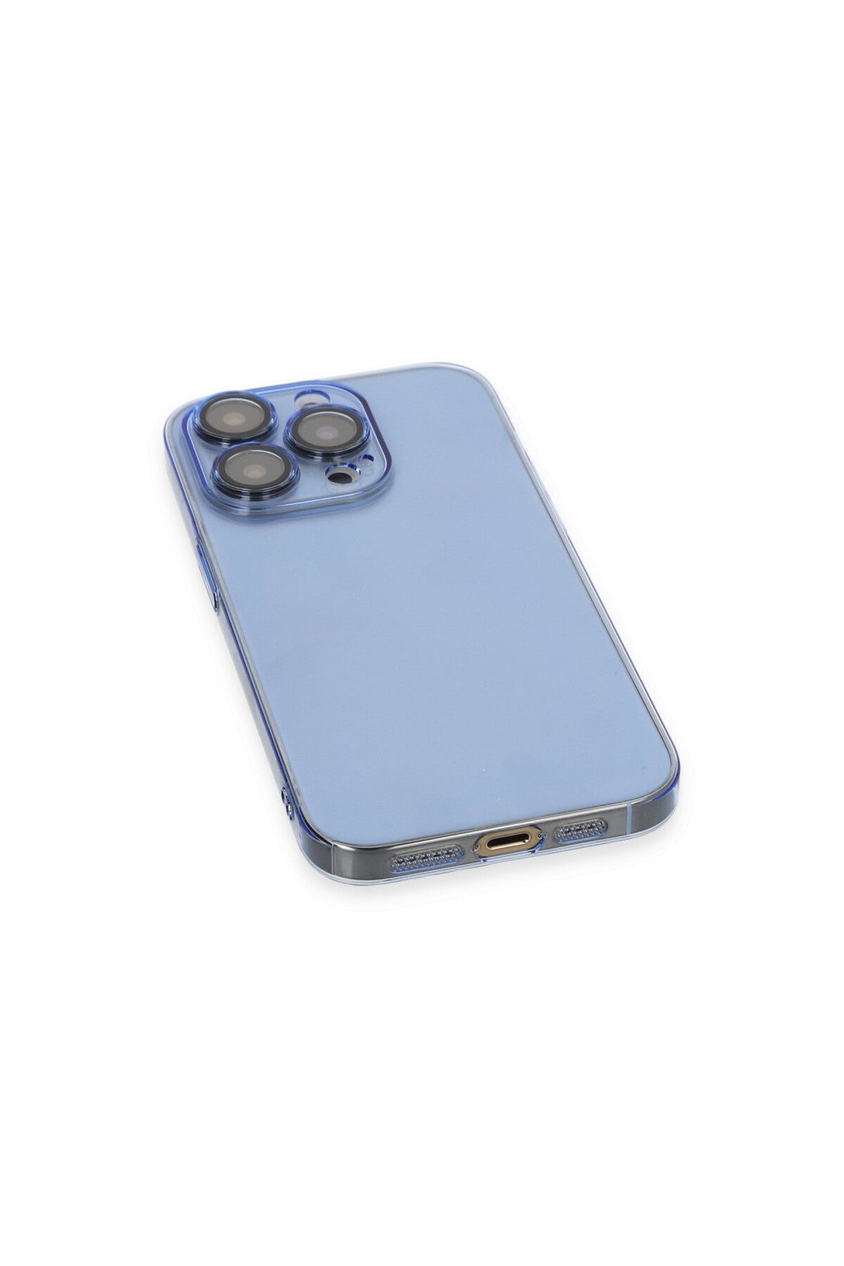 Apple iPhone 14 Pro Max Uyumlu Kılıf Armada Lensli Kapak - Sierra Blue