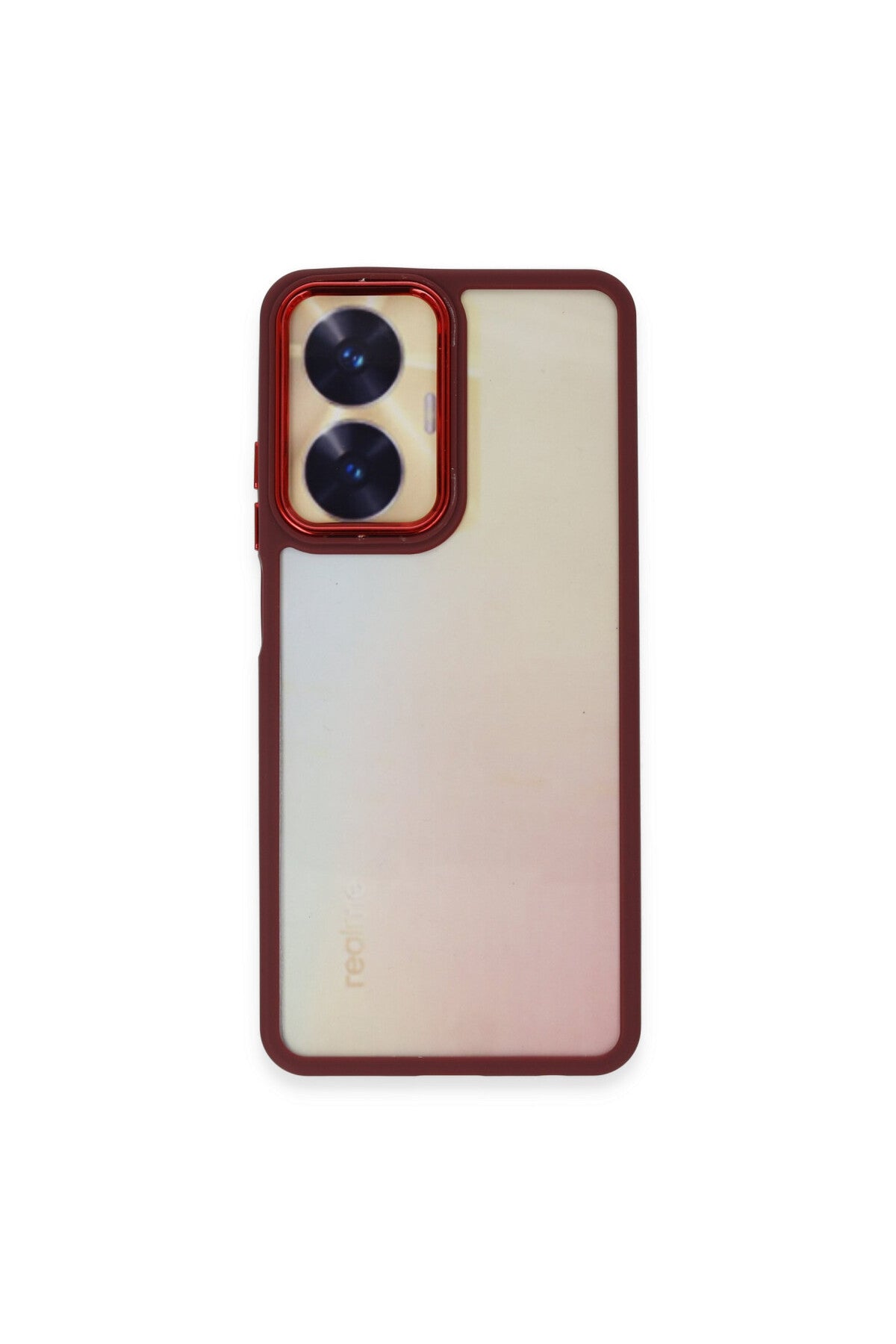 Realme C55 Uyumlu Kılıf Dora Kapak - Kırmızı