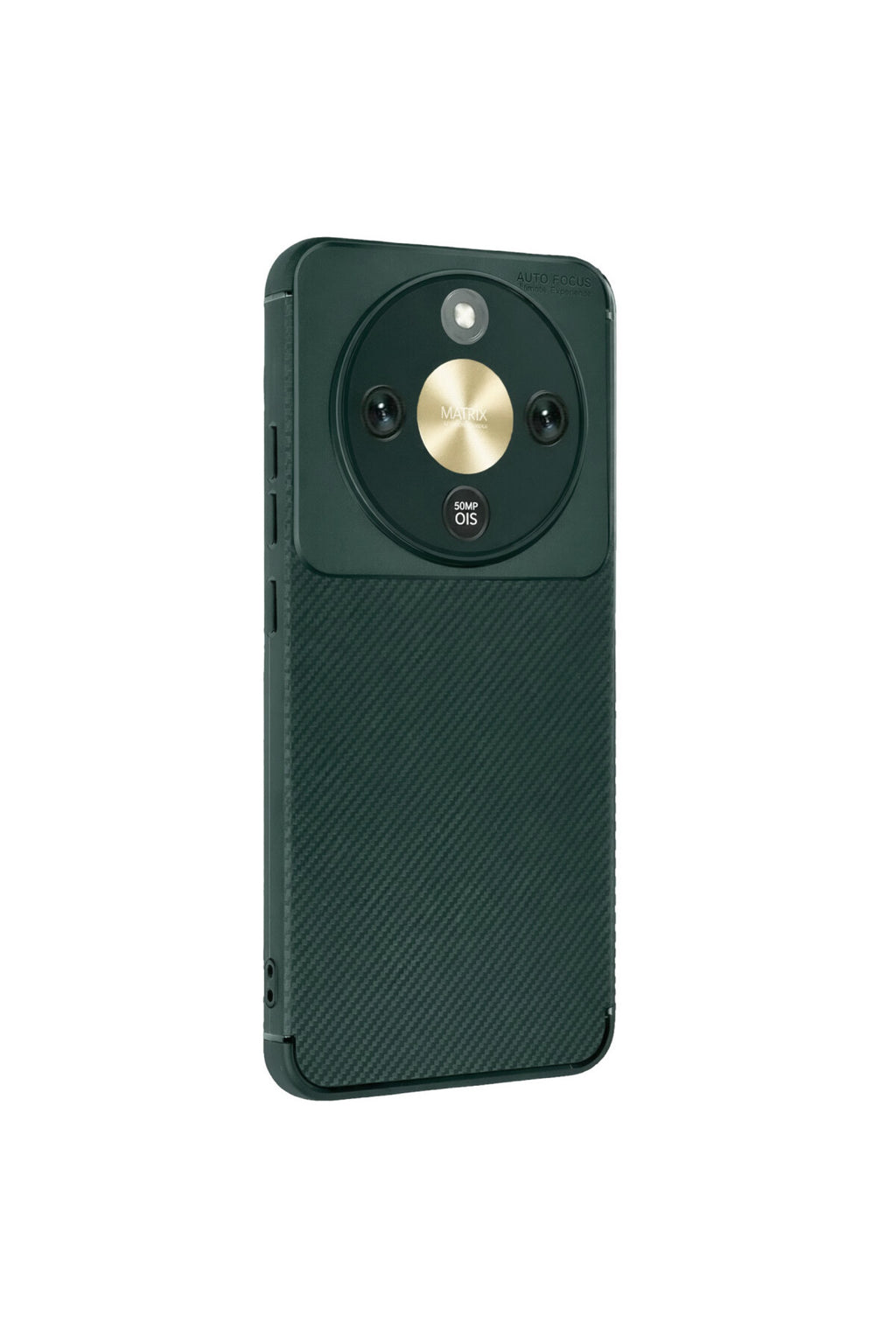 Huawei Honor Magic 8 Lite Uyumlu Auto Focus Karbon Kapak - Koyu Yeşil