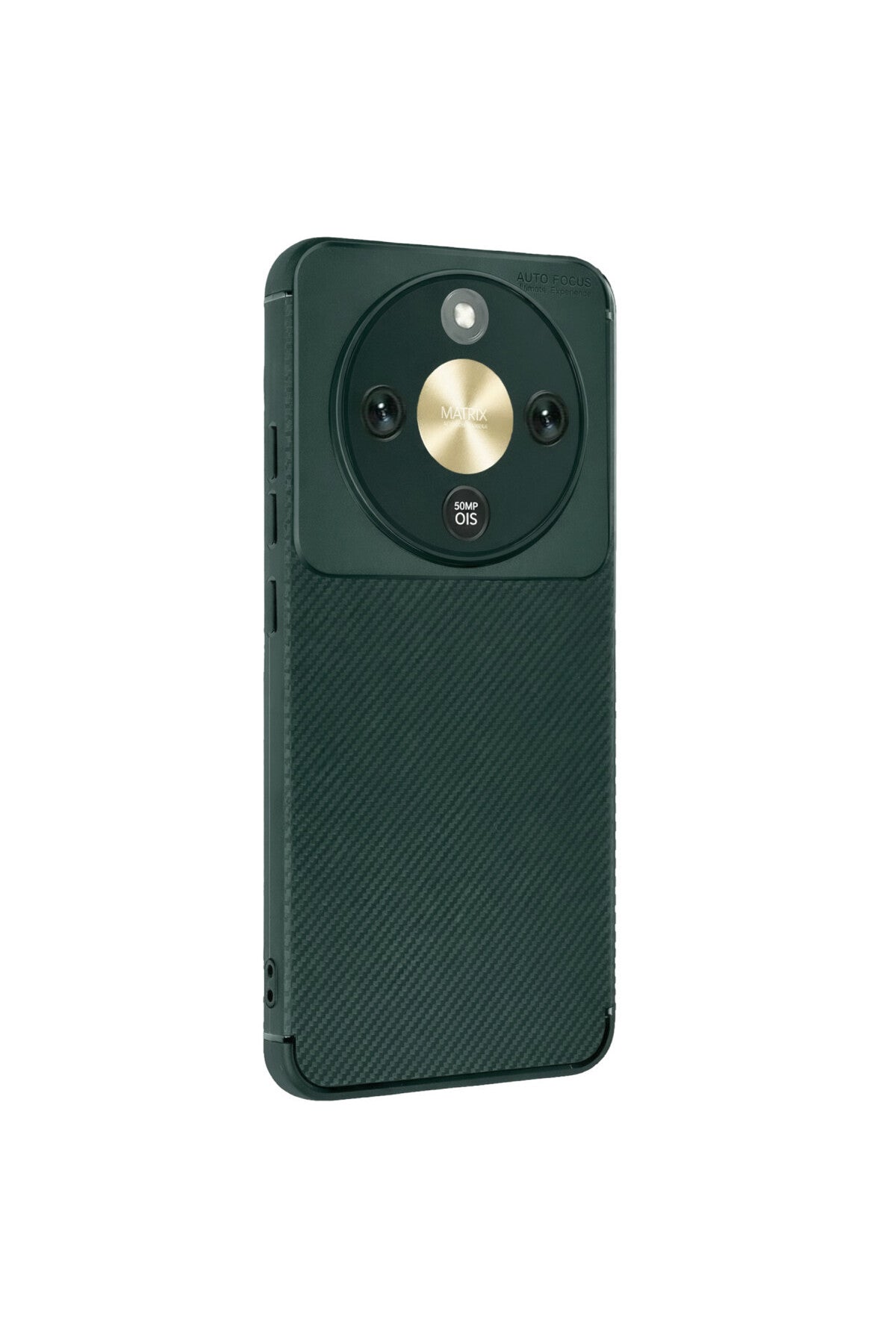 Huawei Honor Magic 8 Lite Uyumlu Auto Focus Karbon Kapak - Koyu Yeşil