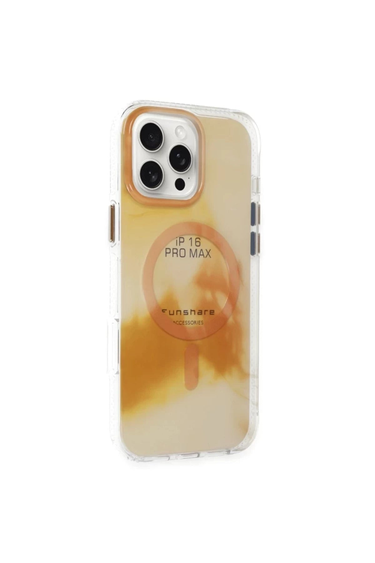 Joko Apple iPhone 16 Pro Max Uyumlu Phantom Magsafe Kapak - Gold