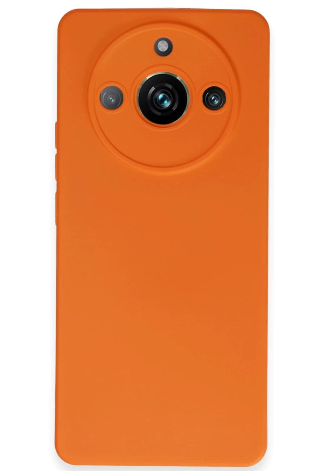 Realme 11 Pro Uyumlu Kılıf Nano içi Kadife Silikon - Turuncu