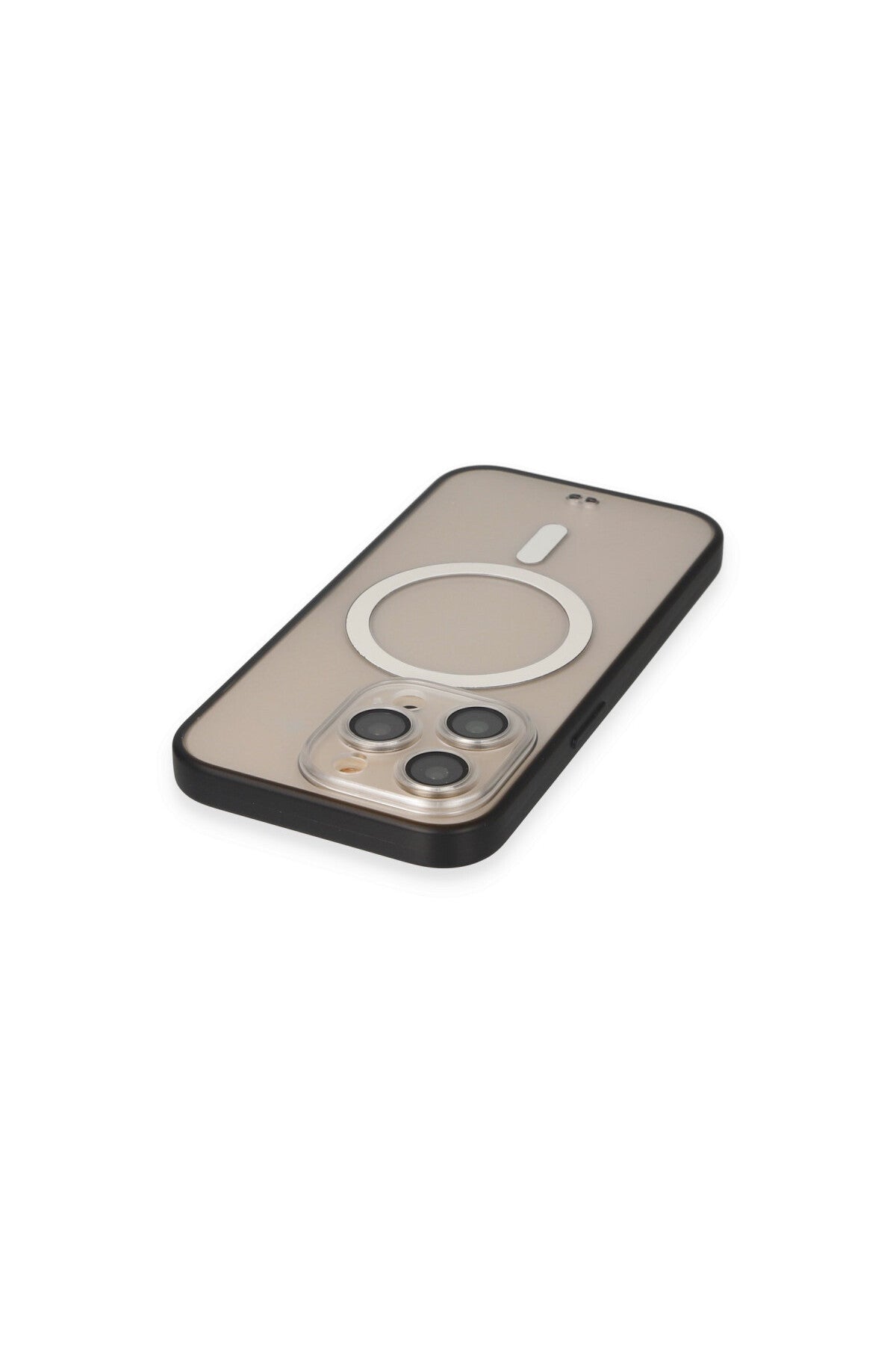 Apple iPhone 14 Pro Uyumlu Kılıf Grand Magneticsafe Kapak - Siyah