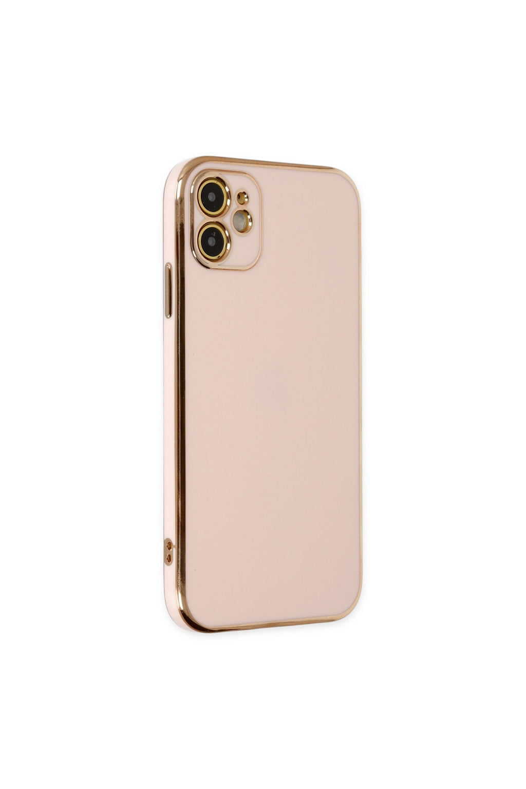 Apple iPhone 12 Uyumlu Kılıf Volet Silikon - Pembe