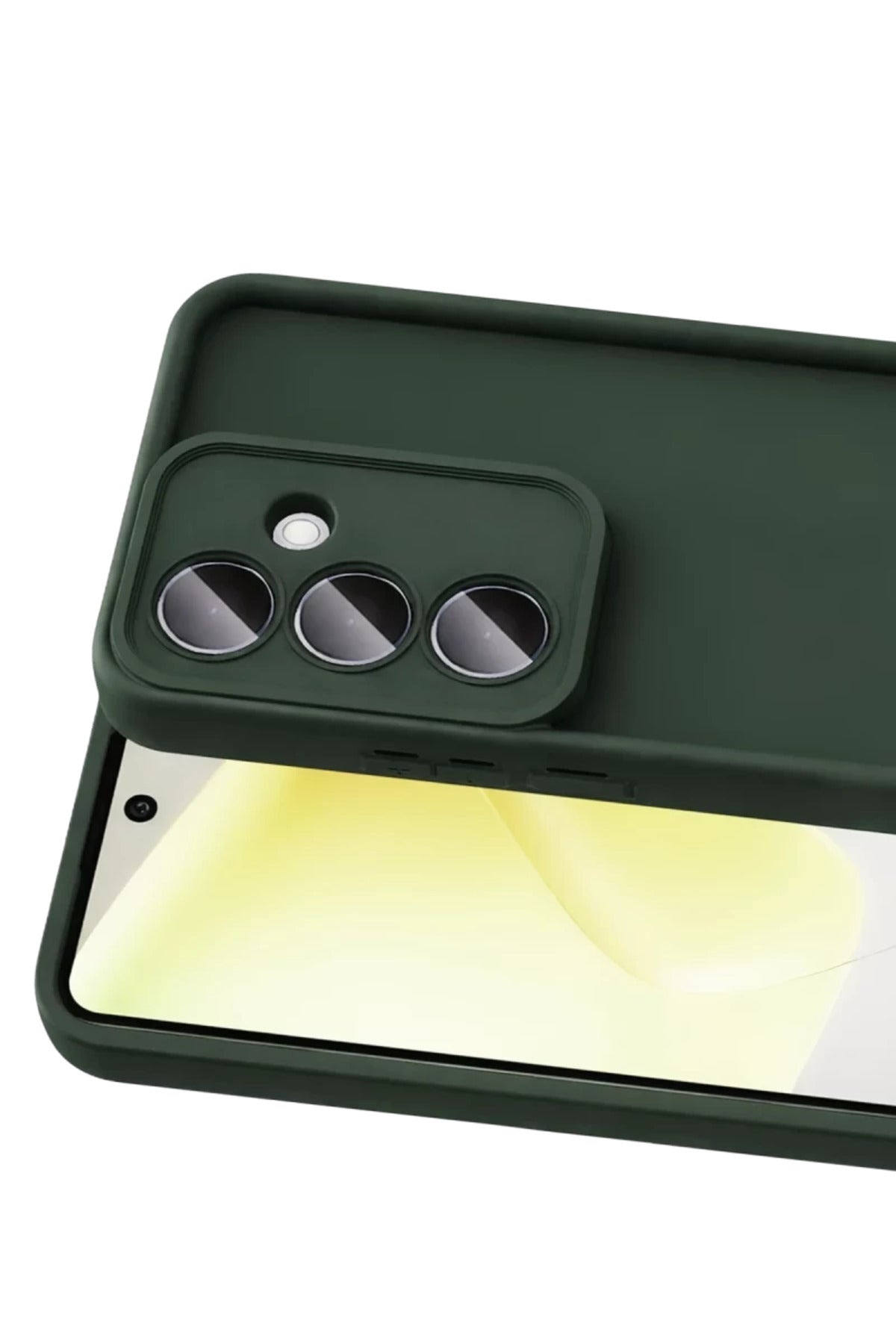 Samsung Galaxy A37 5G Uyumlu Viera Silikon - Koyu Yeşil