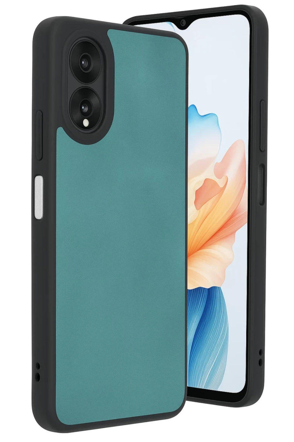 Oppo A38 Uyumlu Kılıf Aras Deri Kapak - Açık Yeşil