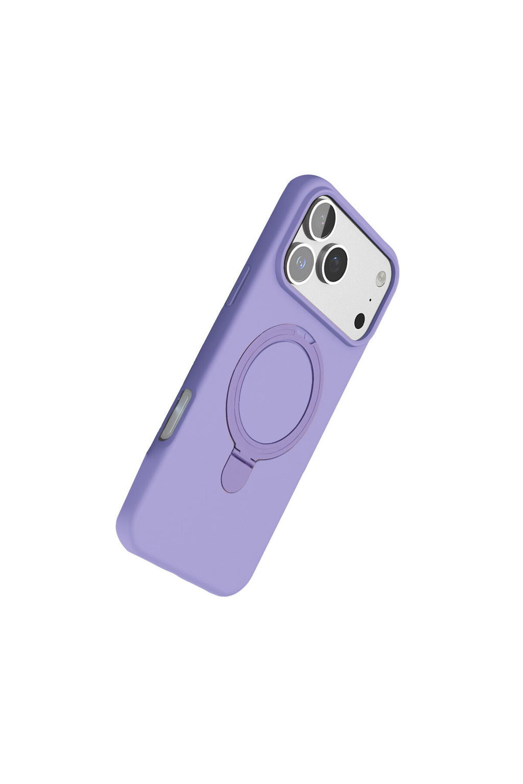 Apple iPhone 17 Pro Uyumlu Regal Magsafe Standlı Kapak - Lila