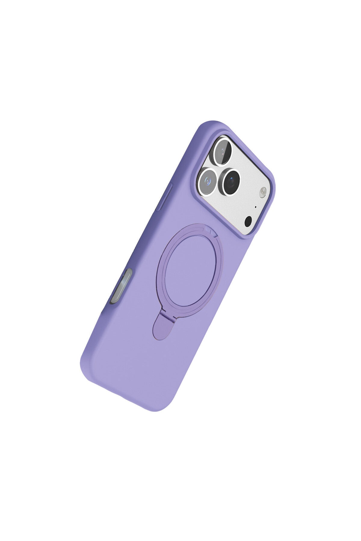 Apple iPhone 17 Pro Uyumlu Regal Magsafe Standlı Kapak - Lila