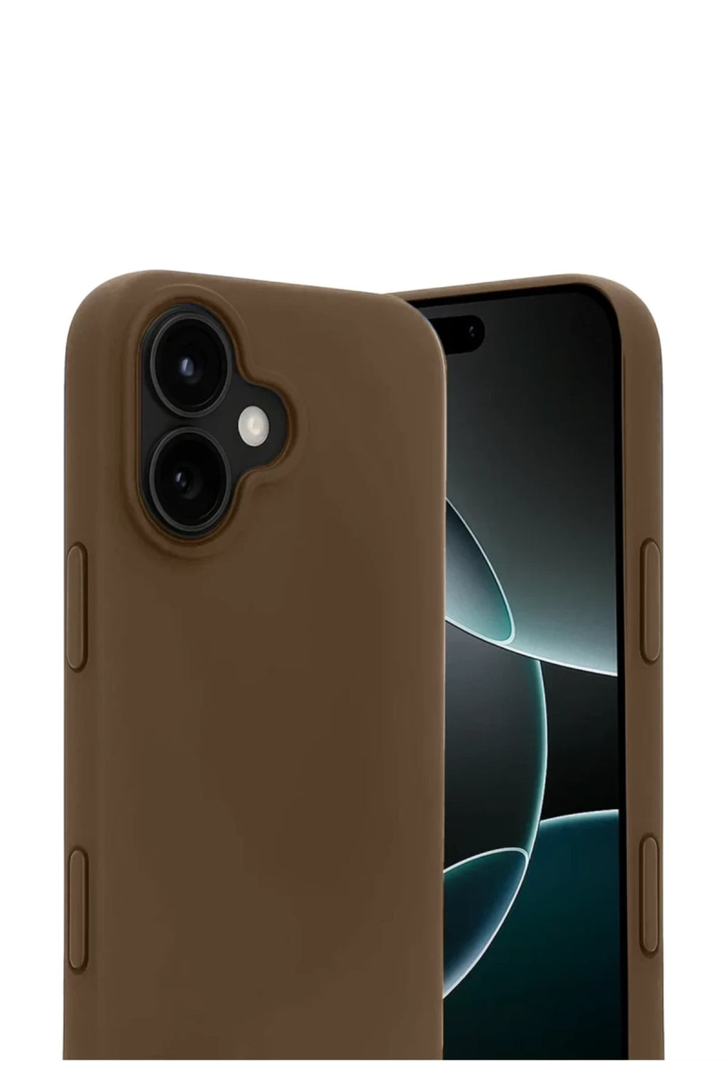 Apple iPhone 17 Uyumlu First Silikon - Kahverengi