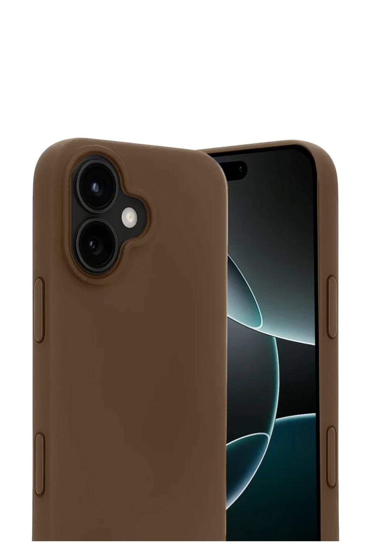 Apple iPhone 17 Uyumlu First Silikon - Kahverengi