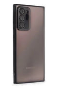 Samsung Galaxy Note 20 Ultra Uyumlu Kılıf Lensli Silikon - Siyah