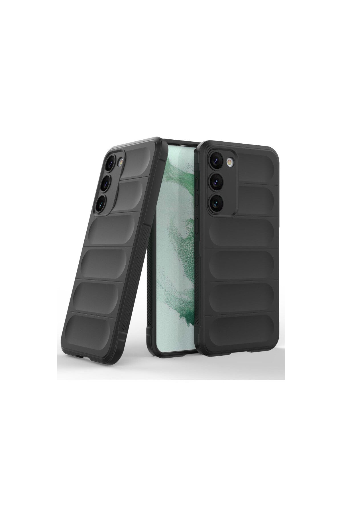 Samsung Galaxy S23 Plus Uyumlu Kılıf Optimum Silikon - Siyah