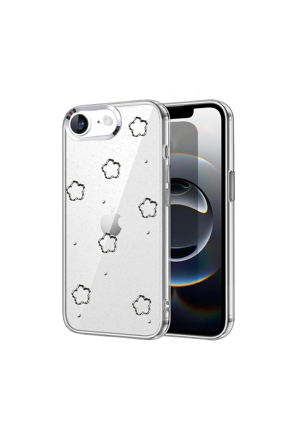Apple iPhone 16E Uyumlu Fiyonk Desenli Kapak - Desen 2