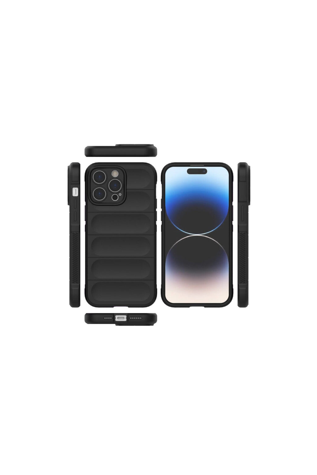 Apple iPhone 16 Pro Max Uyumlu Kılıf Optimum Silikon - Siyah