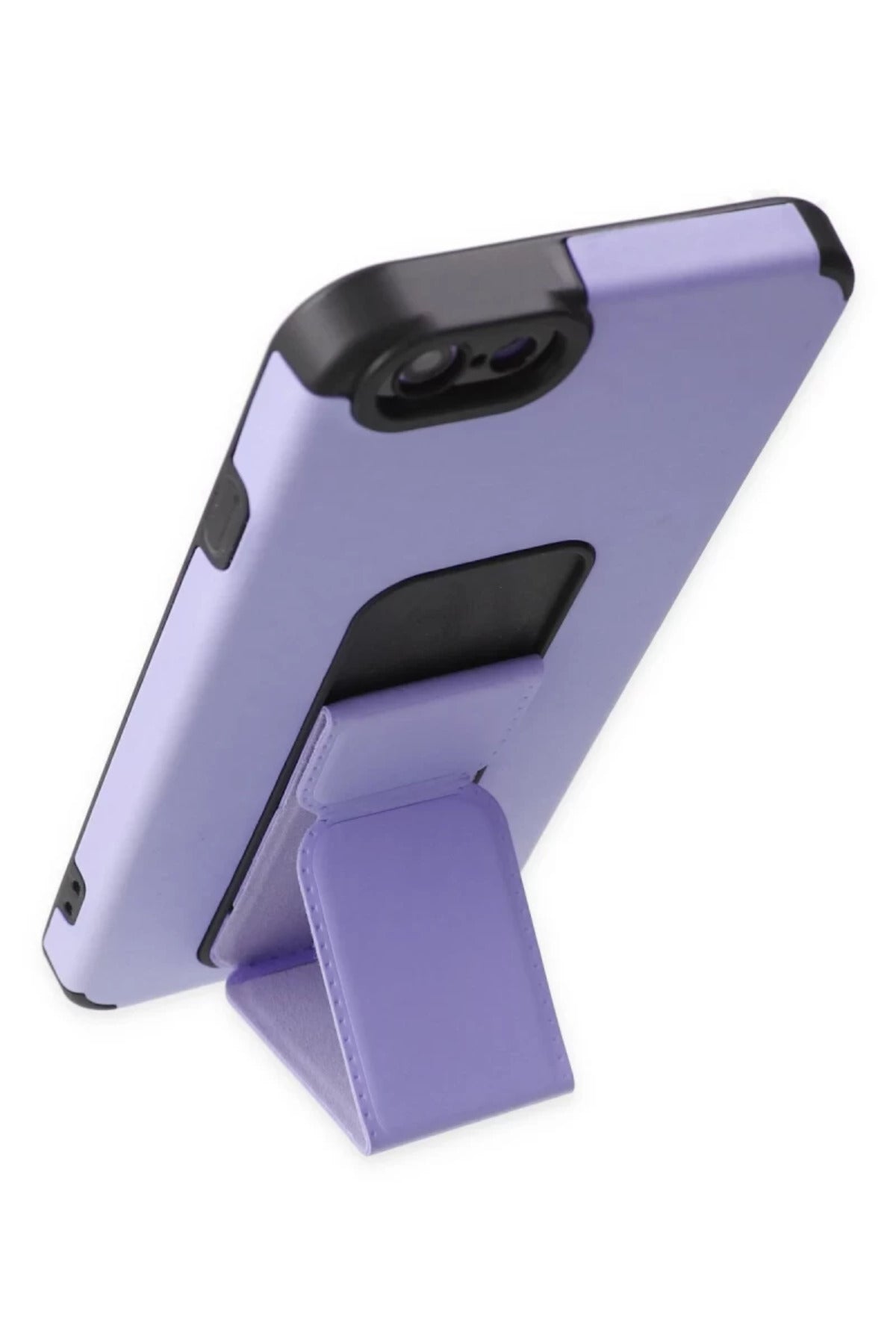 Apple iPhone 6 Uyumlu Kılıf Mega Standlı Silikon - Lila