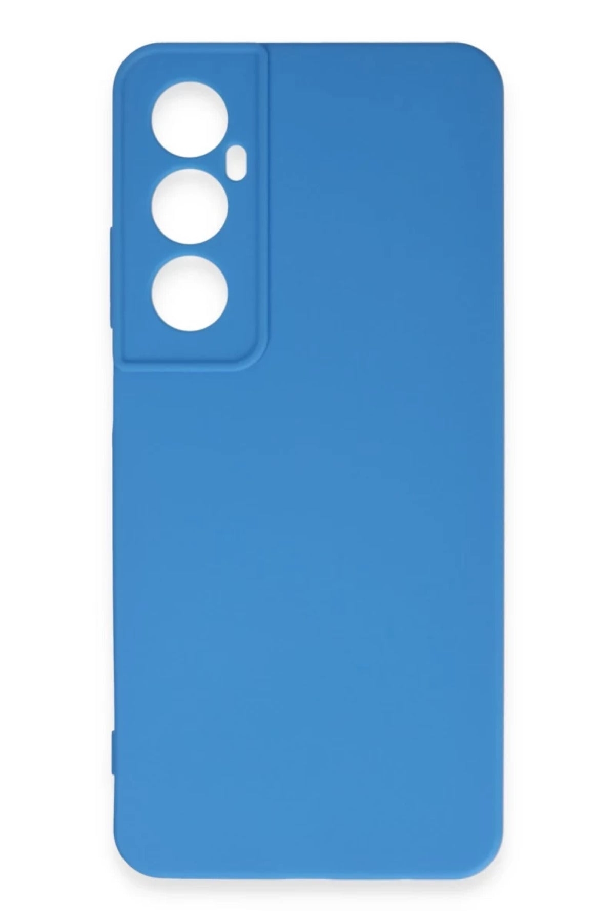 Realme C65 Uyumlu Kılıf First Silikon - Mavi