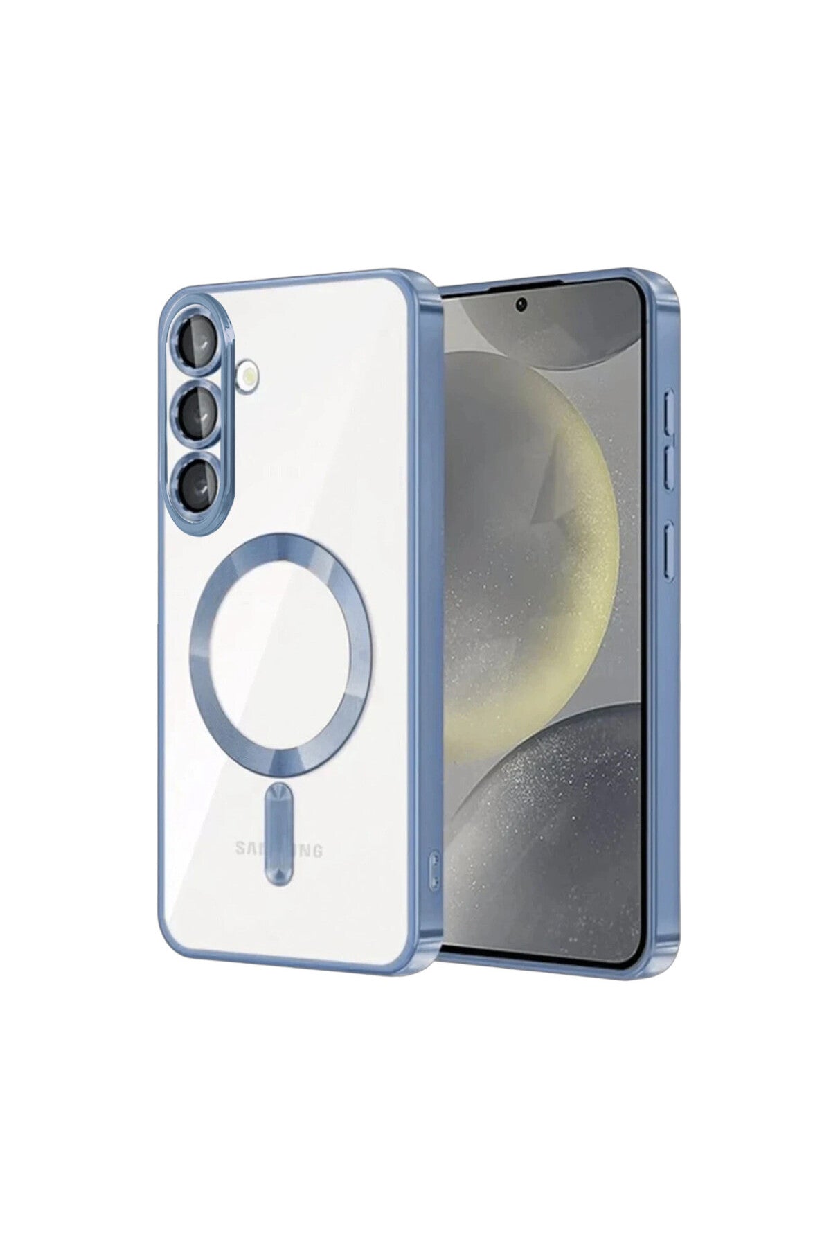 Samsung Galaxy A57 5G Uyumlu Kross Magneticsafe Kapak - Sierra Blue