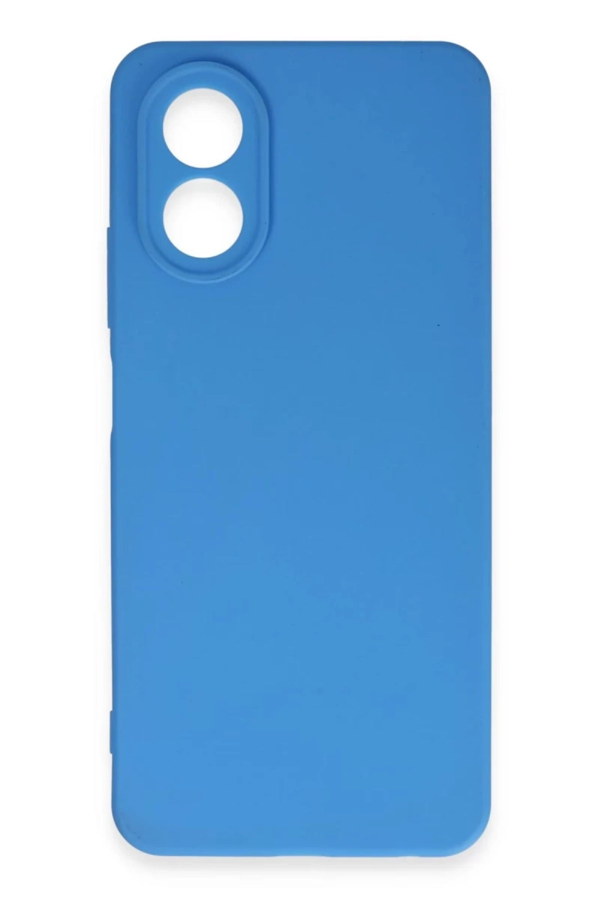 Oppo A38 Uyumlu Kılıf First Silikon - Mavi