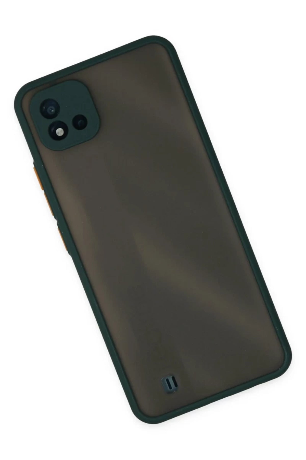 Realme C11 2021 Uyumlu Kılıf Montreal Silikon Kapak - Yeşil