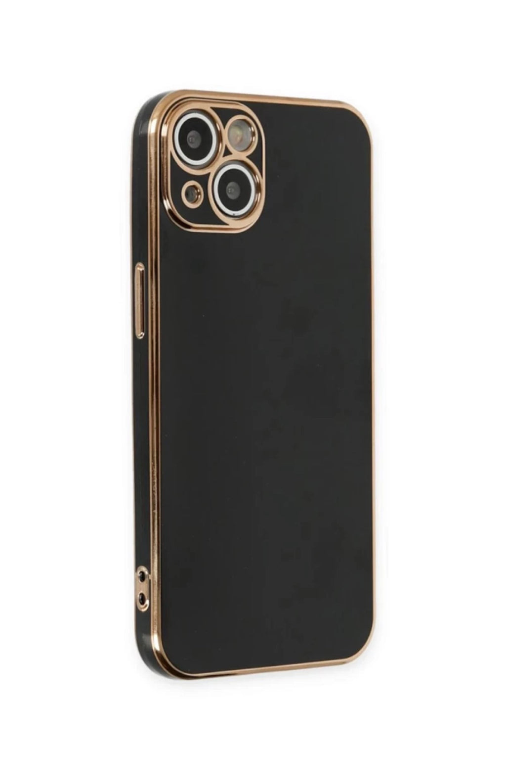 Apple iPhone 15 Uyumlu Kılıf Volet Silikon - Siyah