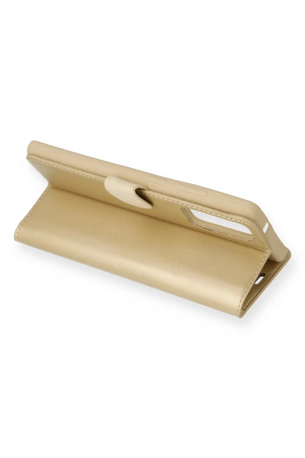 Samsung Galaxy S23 Plus Uyumlu Trend S Plus Kapaklı Kılıf - Gold