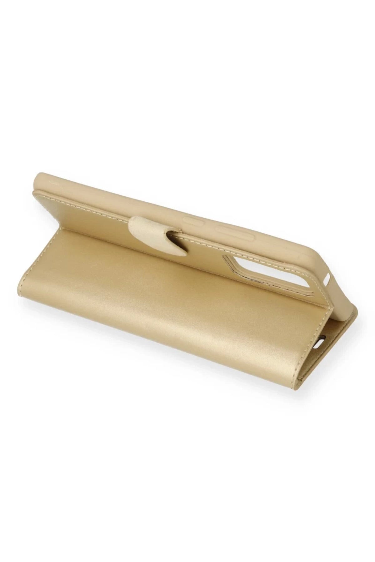 Samsung Galaxy S23 Plus Uyumlu Trend S Plus Kapaklı Kılıf - Gold