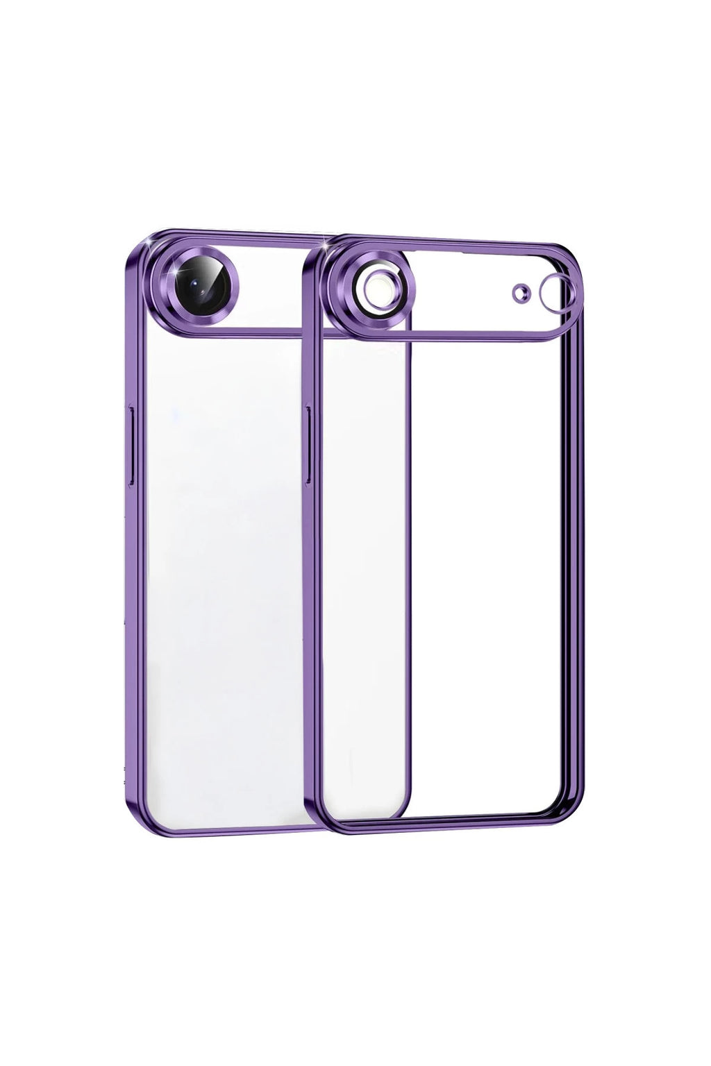 Apple iPhone 17 Air Uyumlu Lensli Silikon - Mor