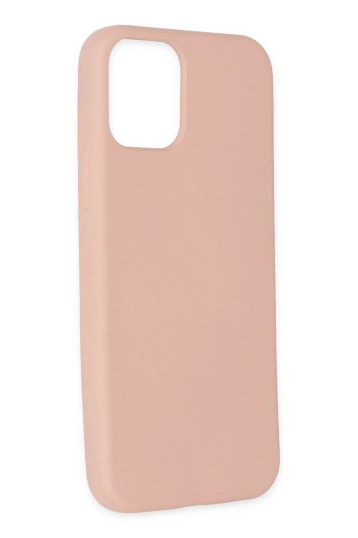 Apple iPhone 11 Pro Max Uyumlu Kılıf Nano içi Kadife Silikon - Pudra