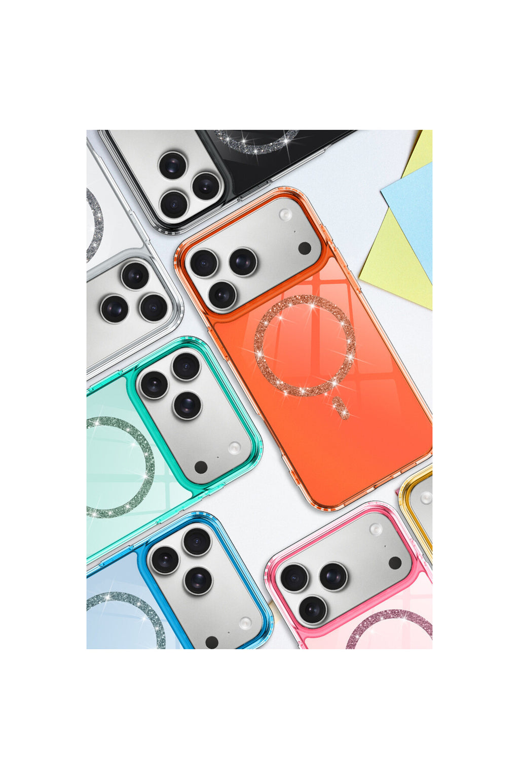 Apple iPhone 17 Pro Max Uyumlu Live Diamond Magsafe Kapak - Siyah