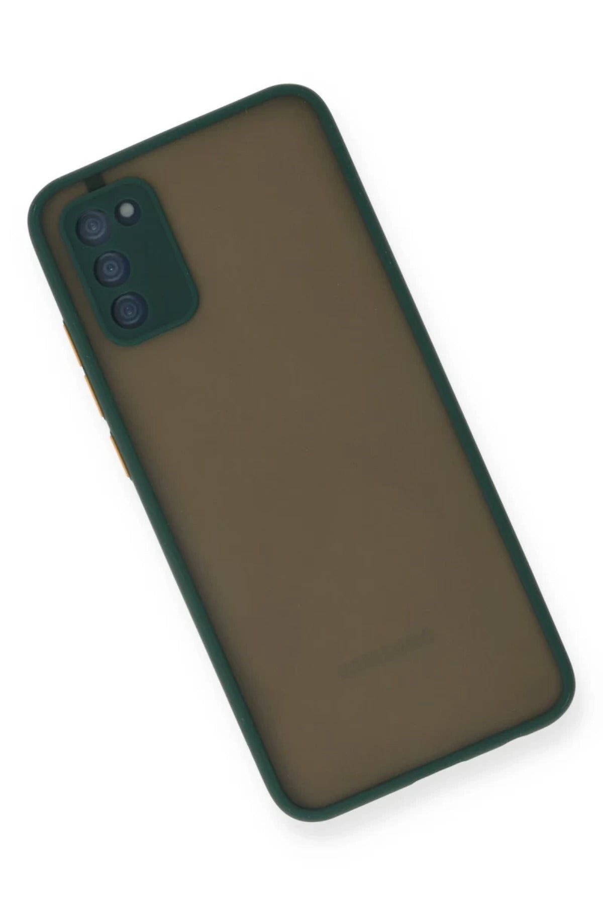 Samsung Galaxy A03S Uyumlu Kılıf Montreal Silikon Kapak - Yeşil